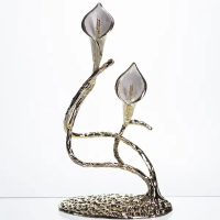 Декоративная фигурка Calla Lilies 14х8х25 см металлическая HP-7-19