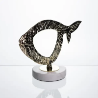 Декоративная фигурка Modern Fish 25х10х18 см металлическая HP-7-21