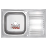 Кухонна мийка накладна Zerix Z8050L-06-160E (Satin) (ZX1612) Кухонна мийка накладна Zerix Z8050L-06-160E (Satin) (ZX1612)