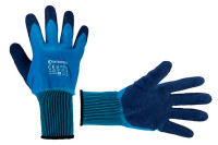 Рукавичка Intertool нітрилова пориста 10" синя (SP-0111) (3 шт.)