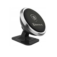 Автотримач для телефона Baseus 360° Adjustable Magnetic Phone Mount Silver (SUCX140012)