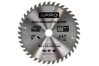 Диск пильний по дереву Apro 180 x 22.220мм x 40T (830135)