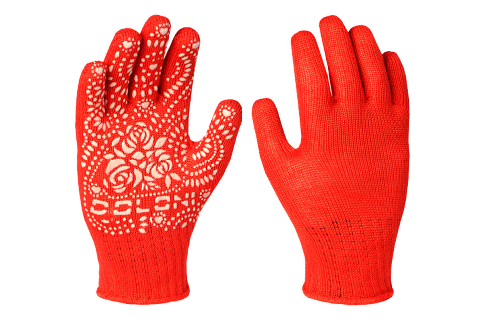 Рукавичка Doloni мак 9" червона (622) (10 шт.)