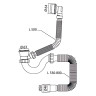 Сифон для ванни MIXXUS SV-03-A 1 1/2" прямоточний з пластиковим випуском та переливом (MI8200)