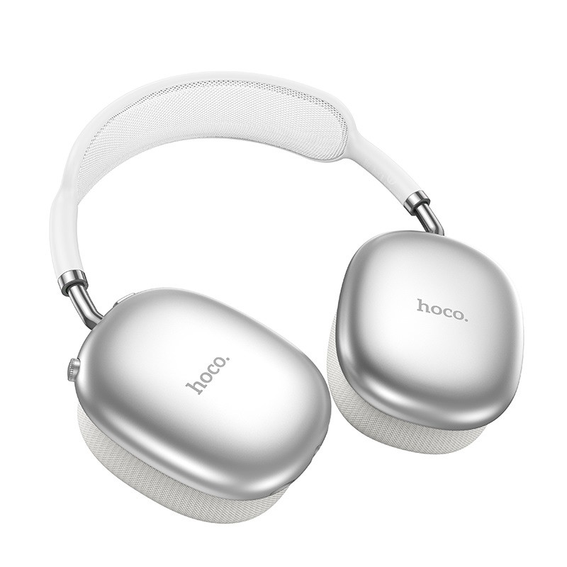 Бездротові накладні навушники HOCO W55 Pleasing BT headphones Silver (6942007632676)