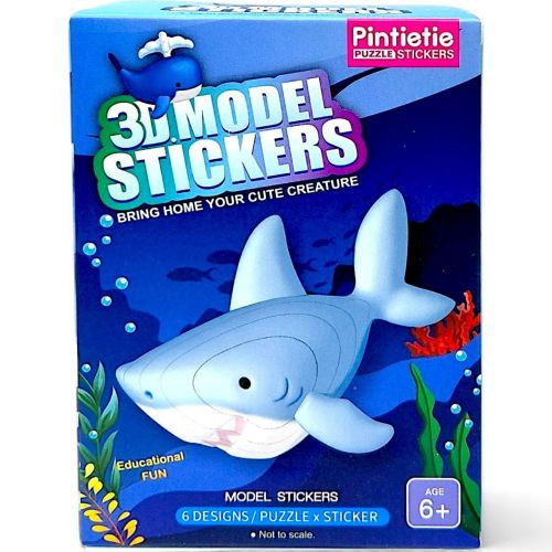 Pintietie 3D КОНСТРУКТОР-СЮРПРИЗ "МОРСКИЕ ЖИВОТНЫЕ"