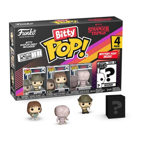 Набор игровых фигурок BITTY POP! серии "Очень странние дела" - ГОППЕР (4 фигурки в асс.)