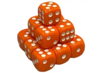 Настільна гра Games 7 Days Кубик D6 з точками (помаранчевий) (1 шт.) (g7dd6dotsorange)