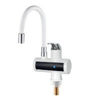 Проточный водонагреватель Zerix ELW21-F-WHITE 3,3 kW силиконовый излив, на мойку (ZX5859)