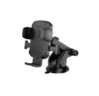 Автотримач для телефона HOCO H65 Gamble one-button car holder(center console) Black (6942007641173)