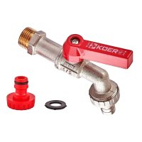 Кран поливу (морозостійкий) KOER KR.266-15 - 1/2" (KR6492)