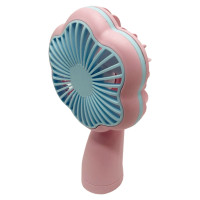 Портативний ручний вентилятор 2 в 1 MK 5612(Pink) 2 режими