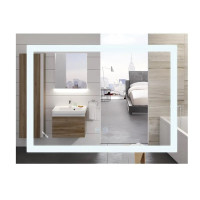 Зеркало Mixxus WARM MR12-90x70-REVERSE с LED Touch, Anti-fog, димером, регулировкой яркости (MI6675)