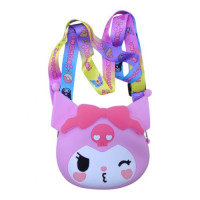 Сумочка аниме "Sanrio. Kuromi (Куроми)", розовая