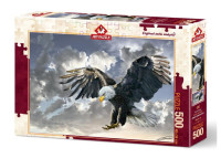 ART PUZZLE Пазл Чорно-білий (Білоголовий орлан), 500 ел. (4167)
