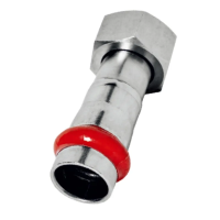 Перехідник з накидною гайкою Koer KQ.A1808NF Press-Inox AISI 304 18x3/4" (KR6338)