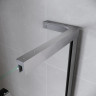 Двері у нішу Walk-In розсувні KOER SR SD07-120x200-R-TR-01 прозоре скло EASY CLEAN 8мм хром (KR5773)