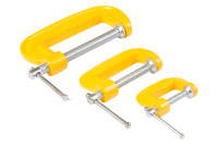 Набір струбцин G-тип Mastertool 25 x 45 x 70 мм (3 шт.) (07-0300)