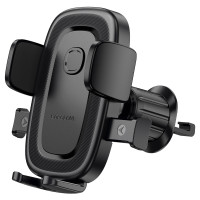 Автотримач для телефона BOROFONE BH131 Follower one-button car holder(air outlet) Black (6941991121296)