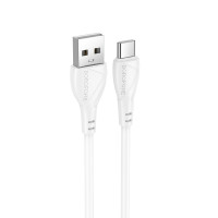 Кабель BOROFONE BX121 Energy charging data cable Type-C White (6941991123078)