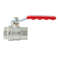 Кран шаровый ГГВ Koer Extreme KE.214-20 - 3/4" FF ручка "рычаг" красная (KR5745)
