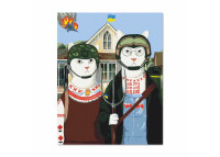 Оrner Розмальовка за номерами Українська Котика. Оборона (40х50) (orner-1675)
