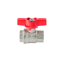 Кран шаровый ГГМ Koer Extreme KE.217-15 - 1/2" FF ручка "бабочка" красная (KR5756)