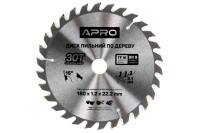 Диск пильний по дереву Apro 180 x 22.220мм x 30T (830134)