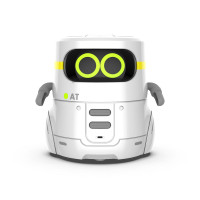 Розумний робот з сенсорним керуванням та навчальними картками - AT-ROBOT 2  (білий, озвуч.укр)