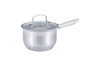 Сотейник нержавіючий Maestro 160 мм x 2.1 л з кришкою MR-3512-16S (MR-3512-16S)