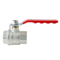 Кран шаровый ГГВ Koer Extreme KE.214-25 - 1" FF ручка "рычаг" красная (KR5746)