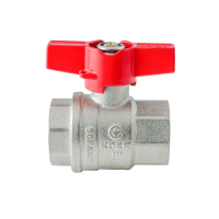 Кран шаровый ГГМ Koer Extreme KE.217-25 - 1" FF ручка "бабочка" красная (KR5758)