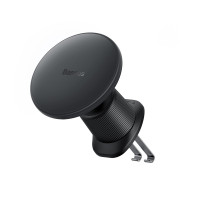 Автотримач для телефона з БЗП Baseus CW01 Magnetic Wireless Charging Car Mount Air Vent Version 15W Cluster Black (C40141001111-00)