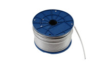 Трос сталевий Apro 4 мм х 200 м в оплетке DIN 3055 (WR-PVC4) (200 шт.)