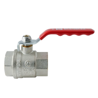 Кран шаровый ГГВ Koer Extreme KE.214-32 - 1 1/4" FF ручка "рычаг" красная (KR5747)