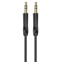 Аудіокабель BOROFONE BL16 Clear sound AUX audio cable Black (6974443389166)
