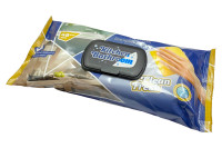 Вологі серветки для прибирання кухні та ванної з клапаном "CLEAN FRESH" (48шт) (123368)