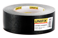 Стрічка армована Unifix 50 мм x 50 м чорна (ARM-5050B)