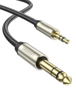 Аудіокабель UGREEN AV127 3.5mm to 6.35mm TRS Stereo Audio Cable 2m (Gray)(UGR-10628) (UGR-10628)