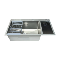 Мойка Zerix ZH8245-SET-08 Micro Decor SS Color из нержавеющей стали (цвет нерж.) (ZM5593)