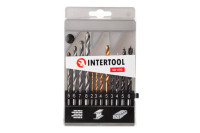 Набір свердел по металу дереву бетону Intertool 2-6мм (12шт) (SD-0112)
