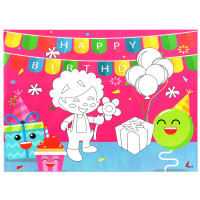 Дитячий набір для творчості "Happy Birthday" MK 5935-11 на клейовій основі