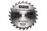 Диск пильний Apro 190 x 20 мм x 24T (830169)