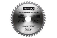 Диск пильний Apro 190 x 32 мм x 40T (830175)