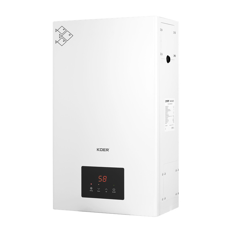 Котел електричний одноконтурний KOER KWH.E0116 WHITE 16 кВт колір білий (KR5562) Котел електричний одноконтурний KOER KWH.E0116 WHITE 16 кВт колір білий (KR5562)