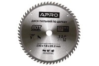 Диск пильний Apro 230 x 22.2 мм x 60T (830200)