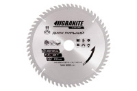 Диск пильний Granite 250 x 60T x 32 мм (32-30 + 32-25.4) (5-25-060)