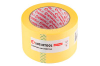 Стрічка малярська Intertool 72 мм х 40 м жовта (DM-7240) (2 шт.)