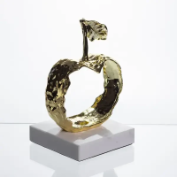 Декоративная фигурка Apple 11х10х18 см металлическая HP-7-13